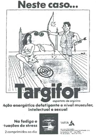 «В таком случае...» фирма Roussel делает сомнительные заявления в отношении Таргифора (аргинина аспартат) в Ars Curandi, Бразилия, окт. 1988 г. 